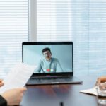 Virtual Meeting Platforms - A Man in Virtual Meeting