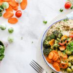 Lunch - Flat-lay Photography of Vegetable Salad on Plate